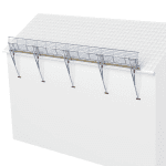 12 metri lineare di parapetto SGS