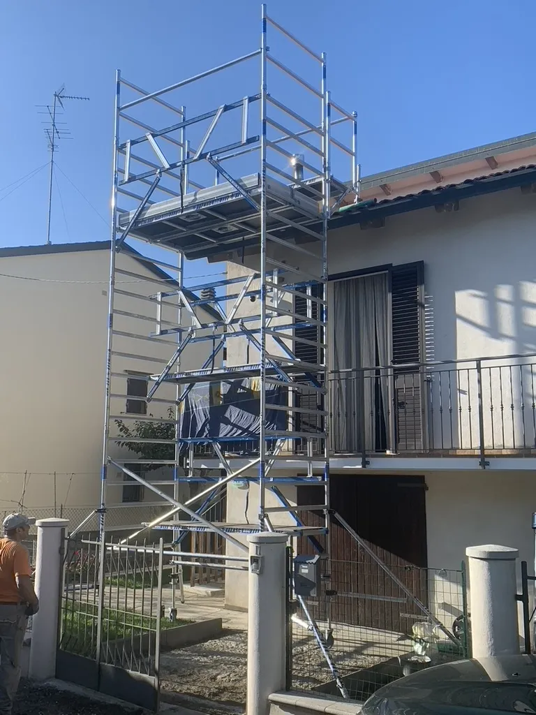 Trabattello con console per tetti
