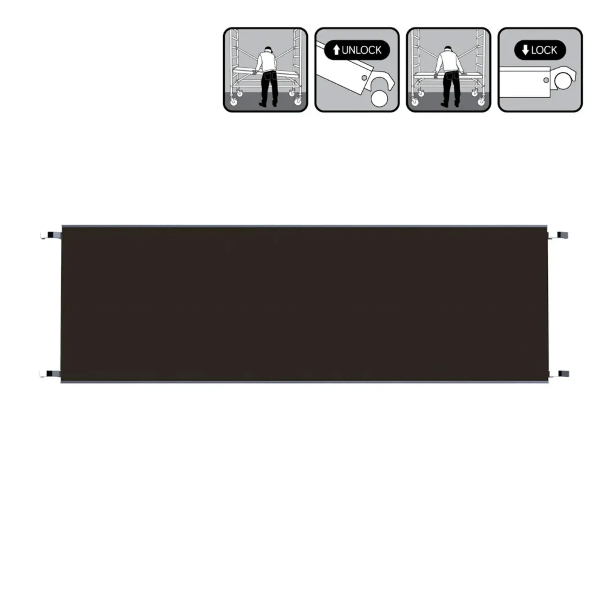 EuroScaffold Mobile Scaffold Platform – Vista Superiore